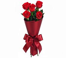 Букет 5 Красных роз Эдлесс Лав в Сырково