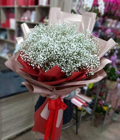Букет цветов из: Гипсофила в Сырково