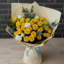 Букет цветов из:  Розы #REPLACE_PRED# Сырково