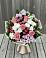 Букет цветов из: Альстромерии, Гвоздики, Розы и Хризантемы в Сырково