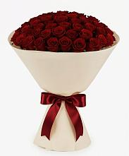 Букет 101 Бордовая роза Блэк Бакарра в Сырково