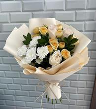 Букет цветов из:  Розы и Хризантемы в Сырково