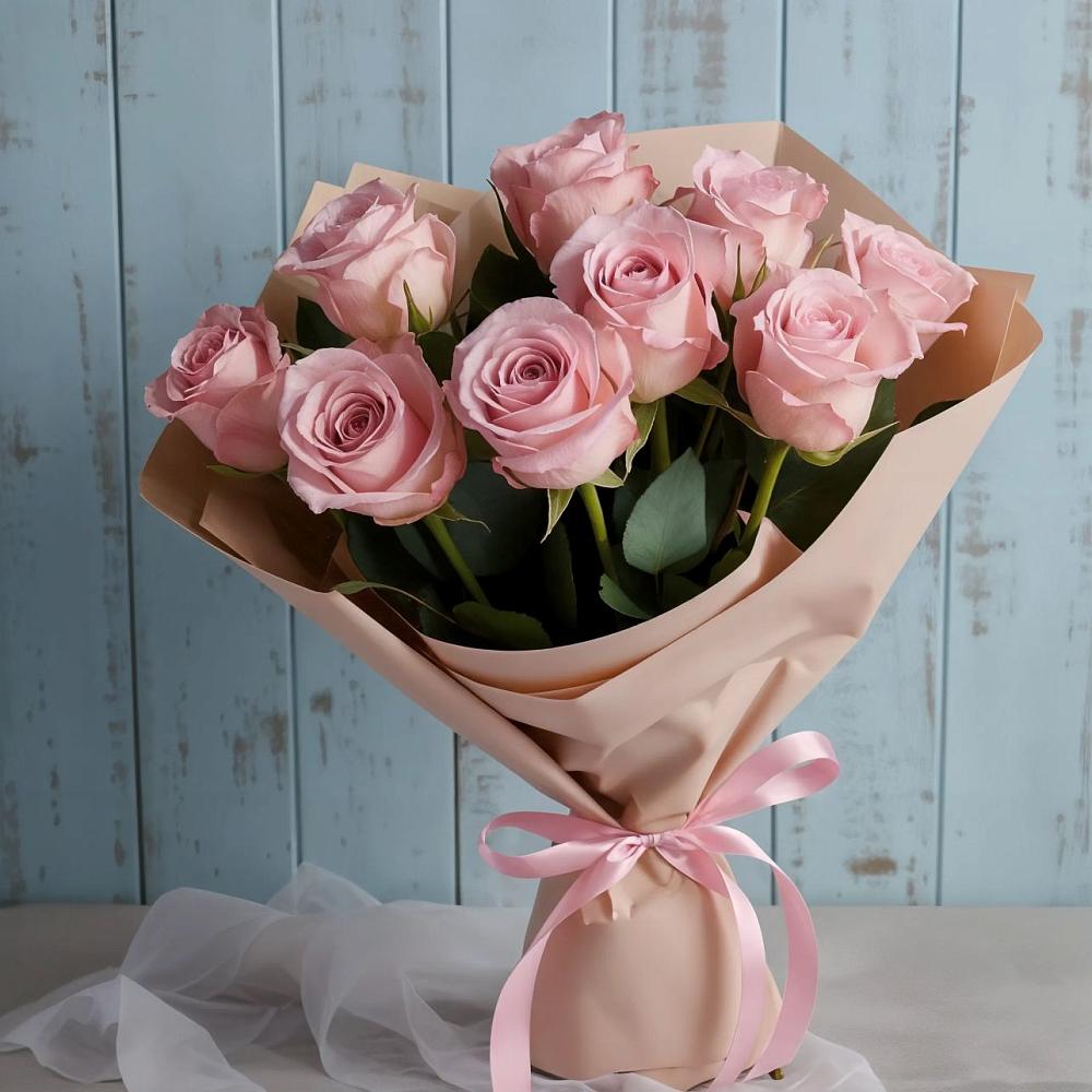 Букет цветов из: Розы в Сырково