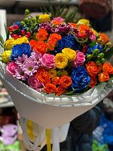 Букет цветов из:  Розы и Хризантемы #REPLACE_PRED# Сырково