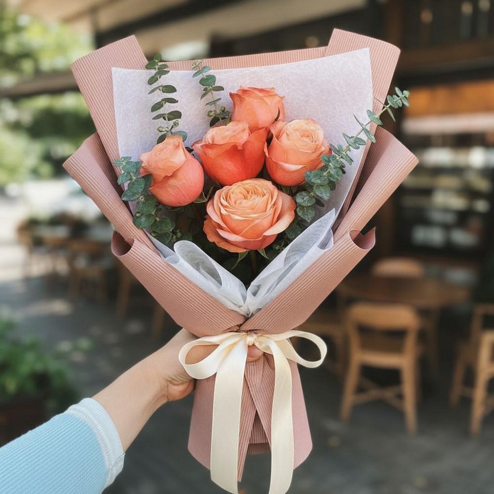 Букет цветов из: Розы в Сырково