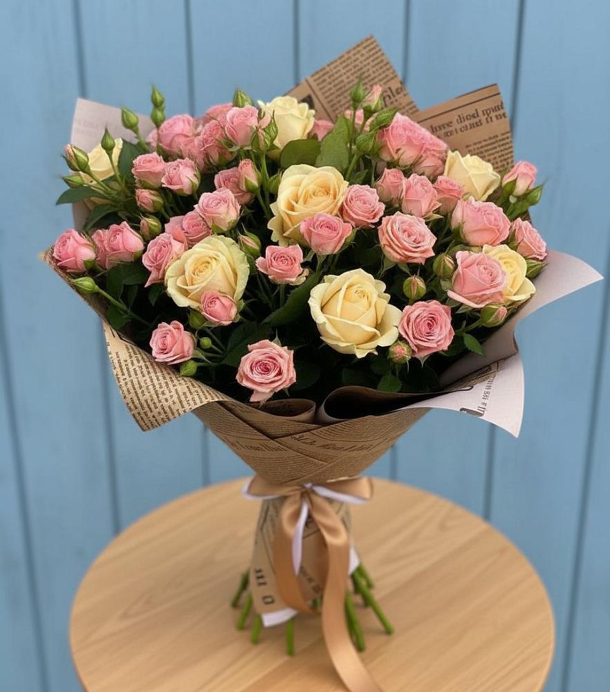 Букет цветов из: Розы в Сырково