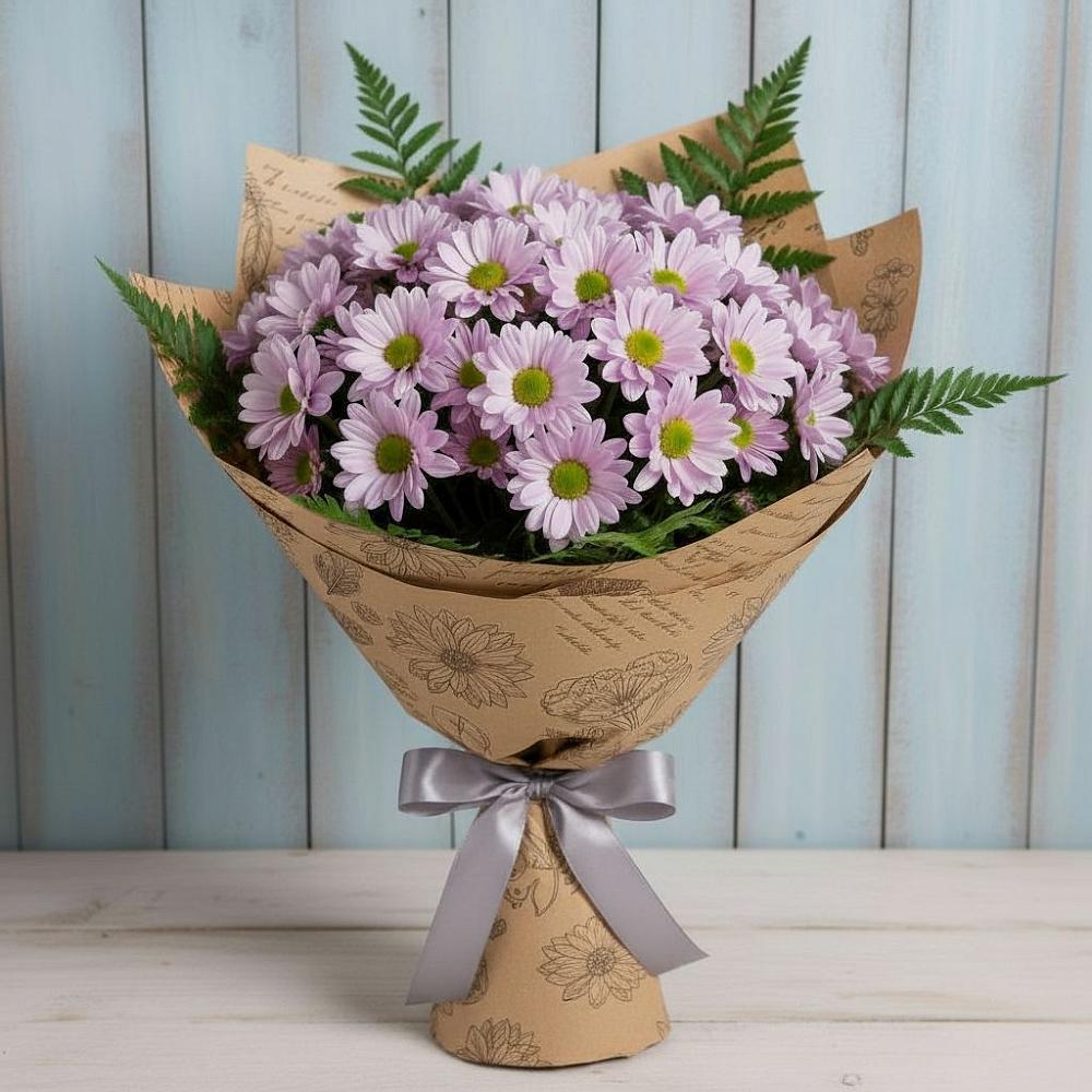 Букет цветов из: Хризантемы в Сырково