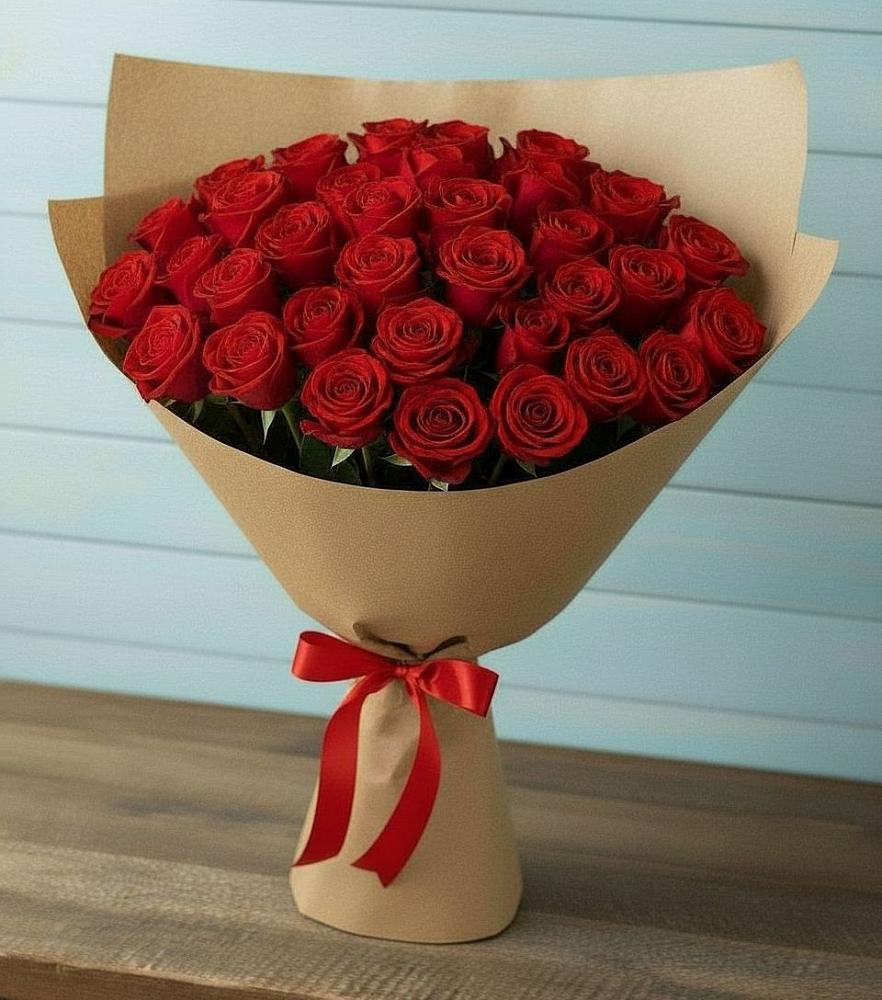 Букет Красные розы Милано в Сырково