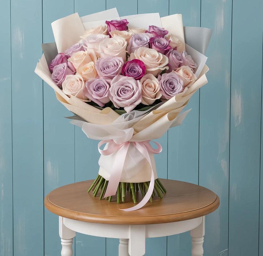 Букет цветов из: Розы в Сырково