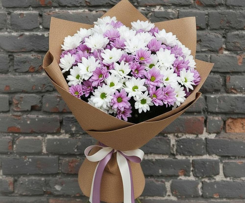 Букет цветов из: Хризантемы в Сырково