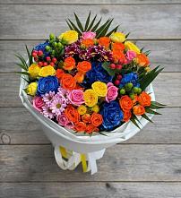 Букет цветов из:  Розы и Хризантемы в Сырково
