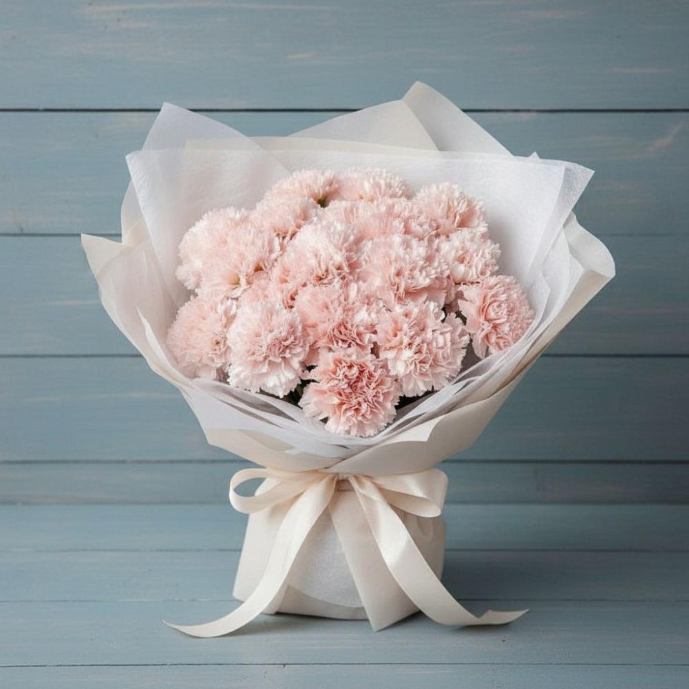 Букет цветов из: Гвоздики в Сырково