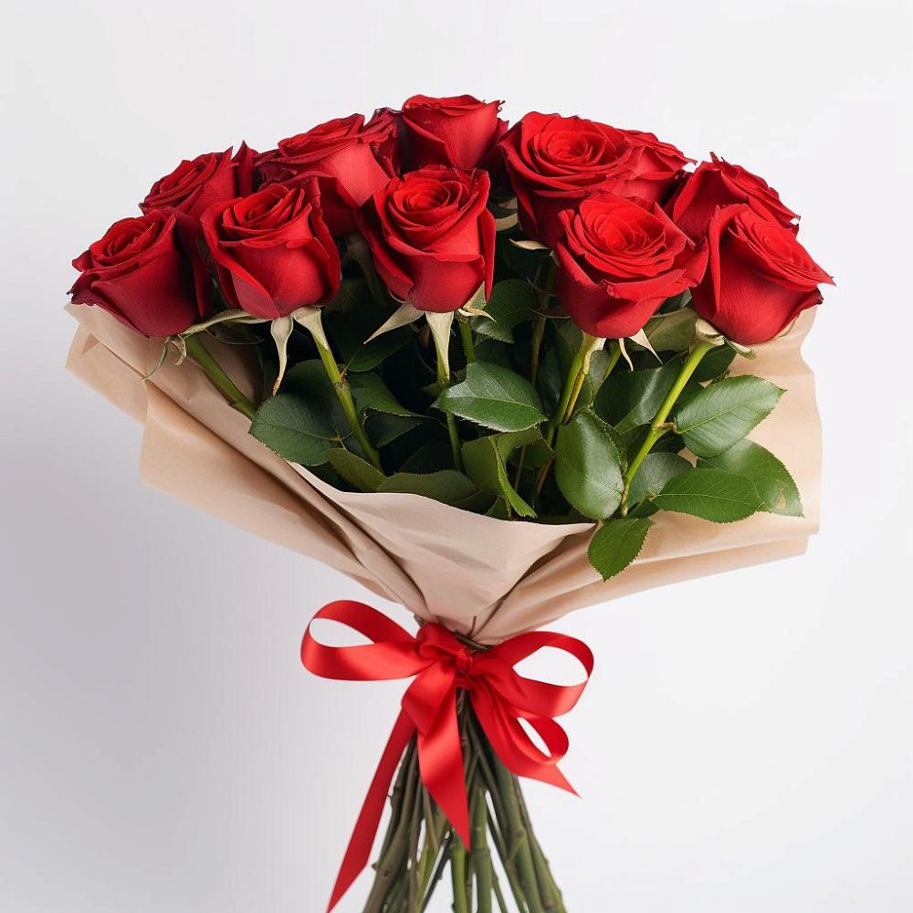 Букет 11 Красных роз Эдлесс Лав в Сырково