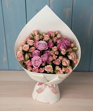 Букет цветов из:  Розы #REPLACE_PRED# Сырково