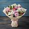 Букет цветов из: Хризантемы, Альстромерии и Розы в Сырково
